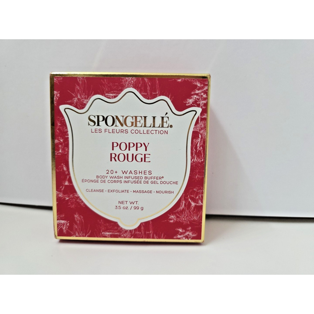 Spongelle Body Wash Infused Buffer - New - Poppy Rouge